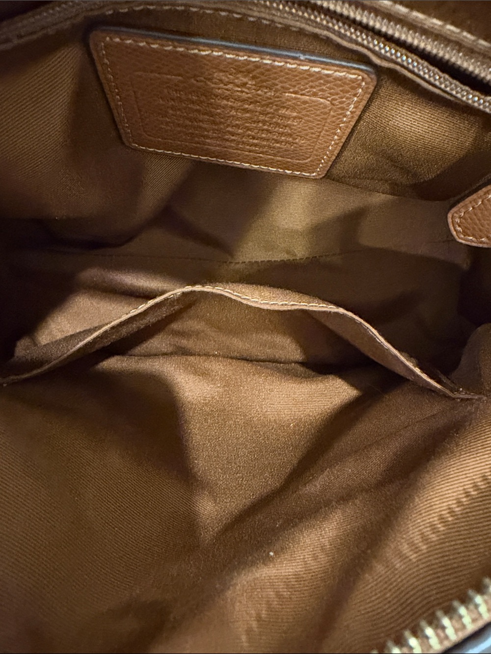 Coach Bennett Tan Leather mini Satchel Bag crossbody saddle brown - Picture 8 of 16